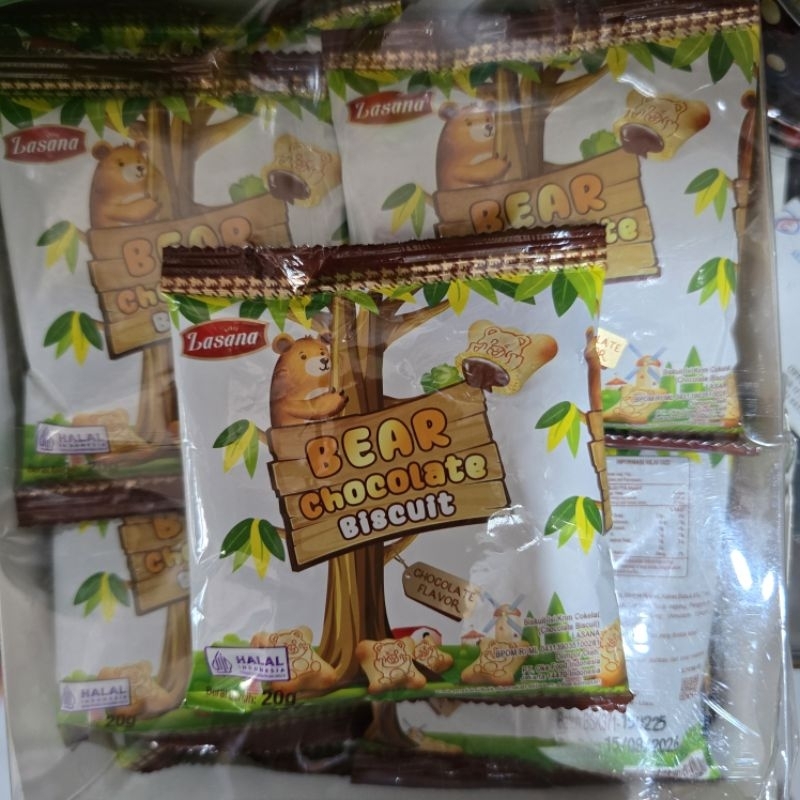 

LASANA BEAR CHOCOLATE BISKUIT BISKUIT COKLAT