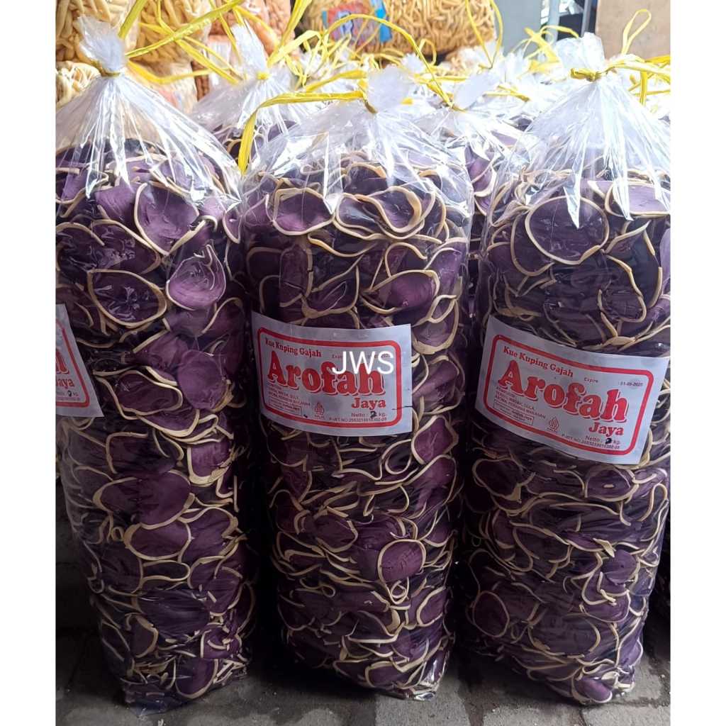 

Kuping Gajah Ungu 1kg Kuping Gajah Super Manis Renyah Jajanan Enak Kuping Gajah Ungu Jumbo