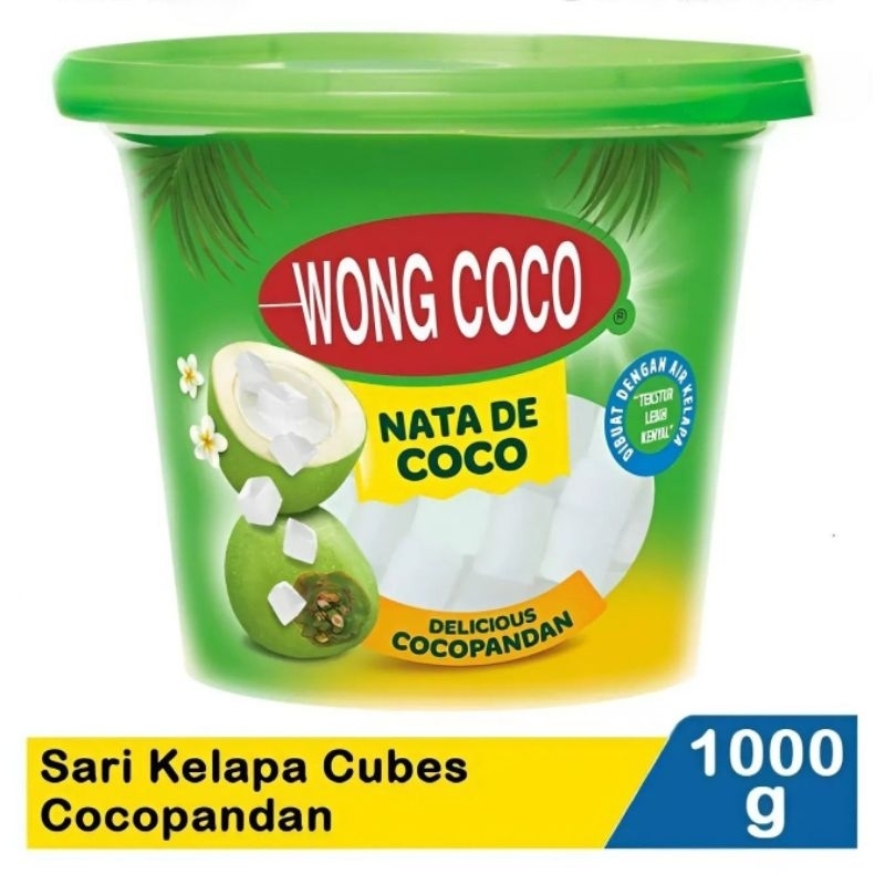 

Wong Coco Sari Kelapa Cubes Cocopandan 1000g