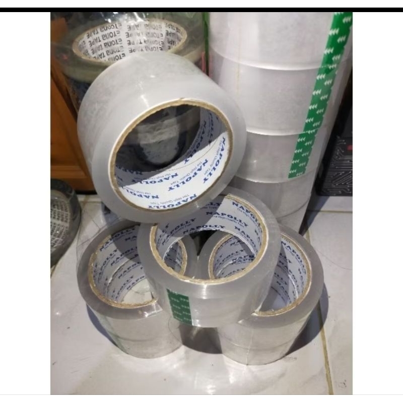 

Lakban Bening Clear Solasi Solatip Tipe 45mm 90Yard Daya Lengket