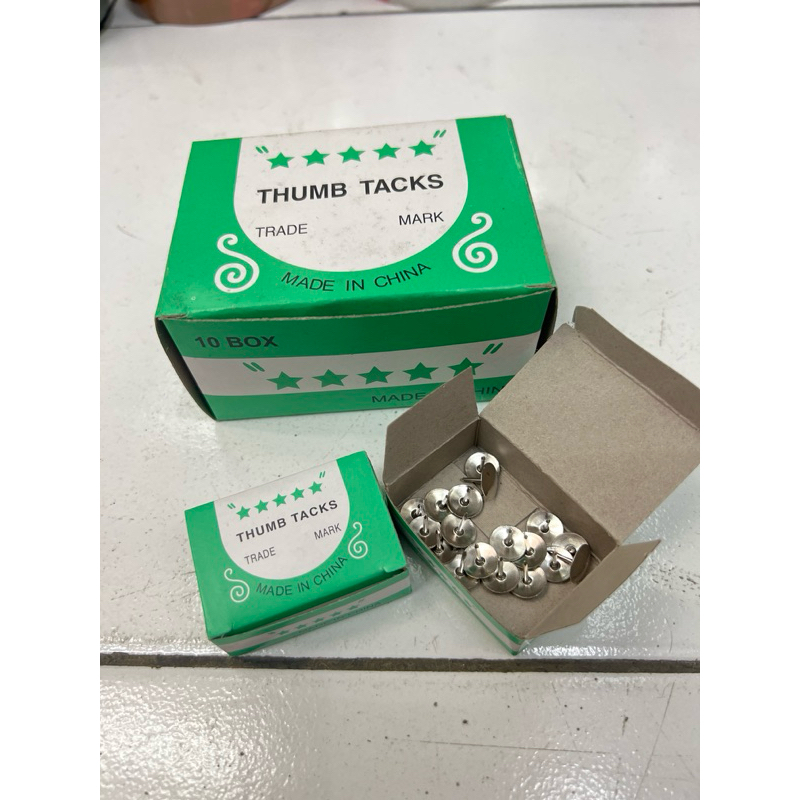 

Paku Pines / Thumb Tacks isi 10 box kecil