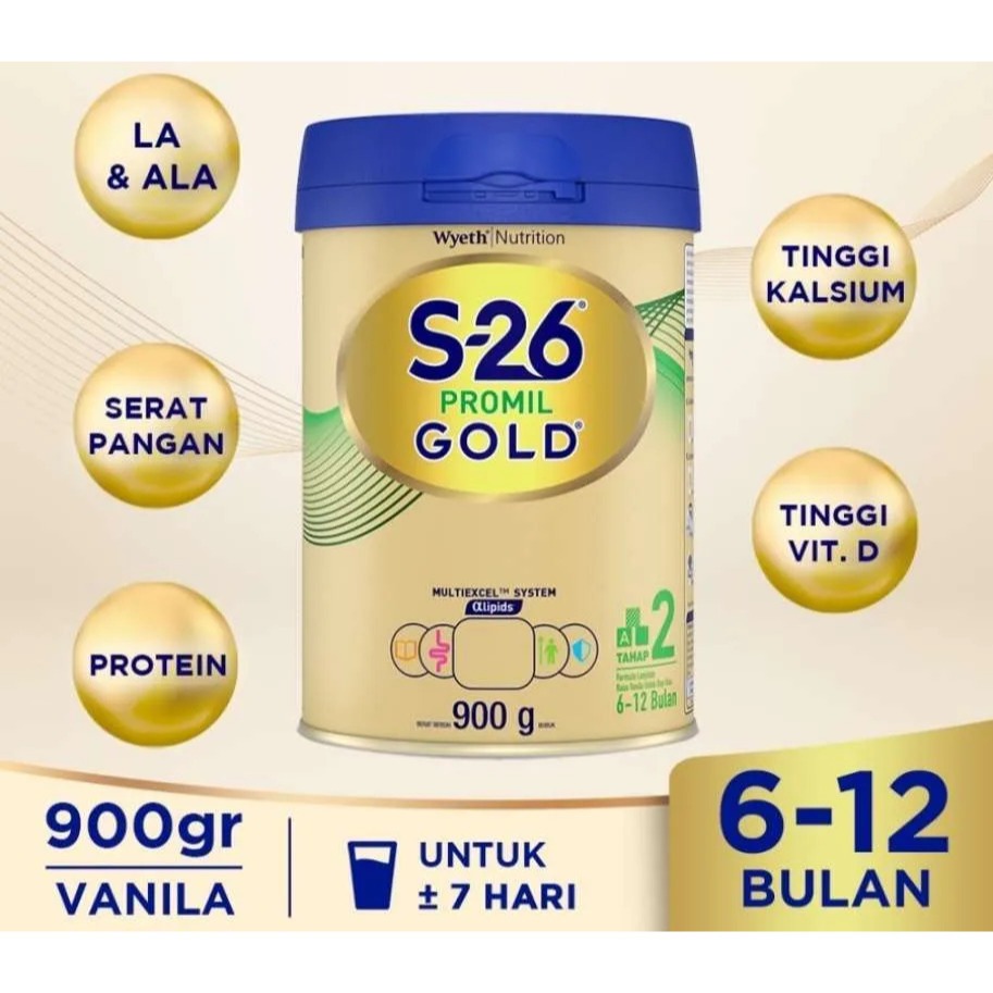 S26 Promil Gold Tahap 2 900 Gram