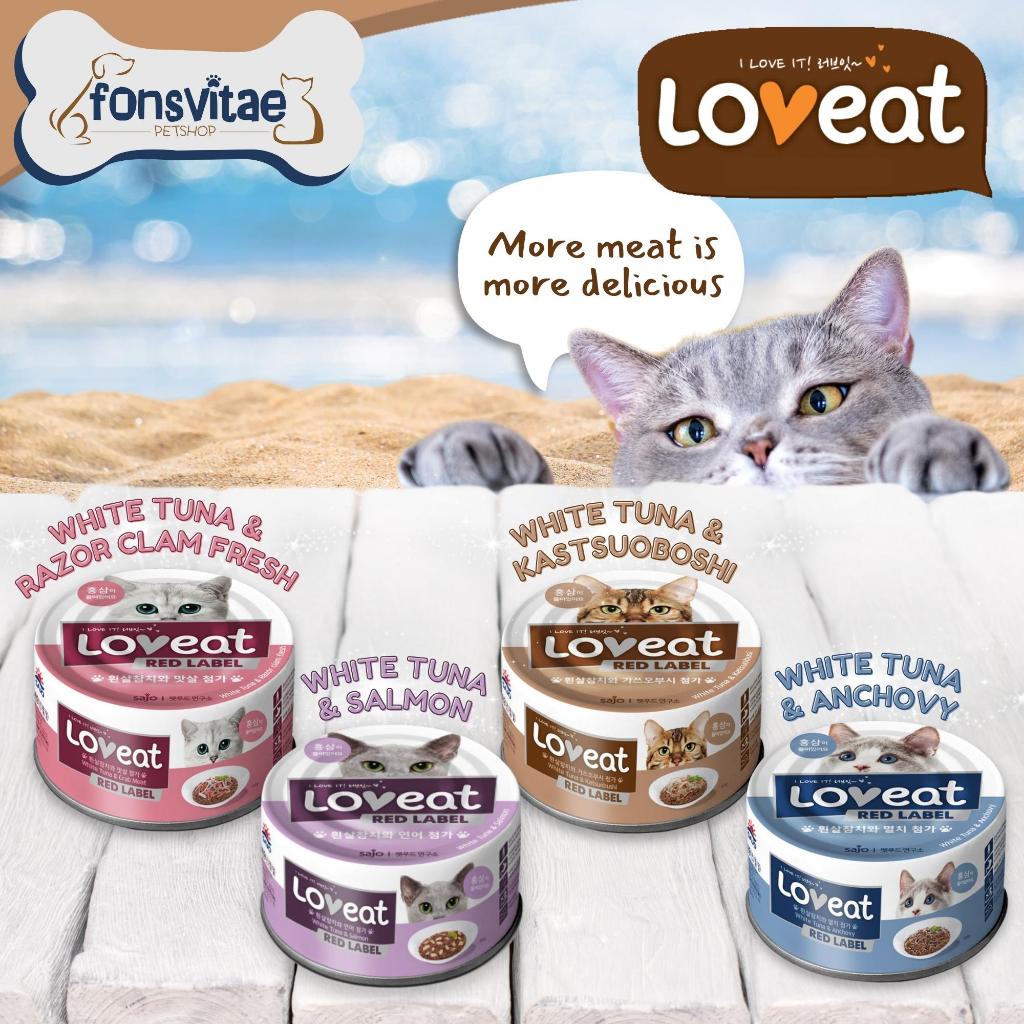 Sajo Loveat Cat Wet Food Can 160 Gr / Makanan Basah Kucing