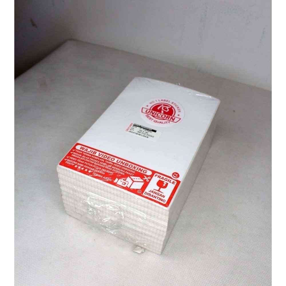 

RK Label Thermal Unicorn Lite Resi Alamat Pengiriman 100x150mm - Stiker Video Unboxing