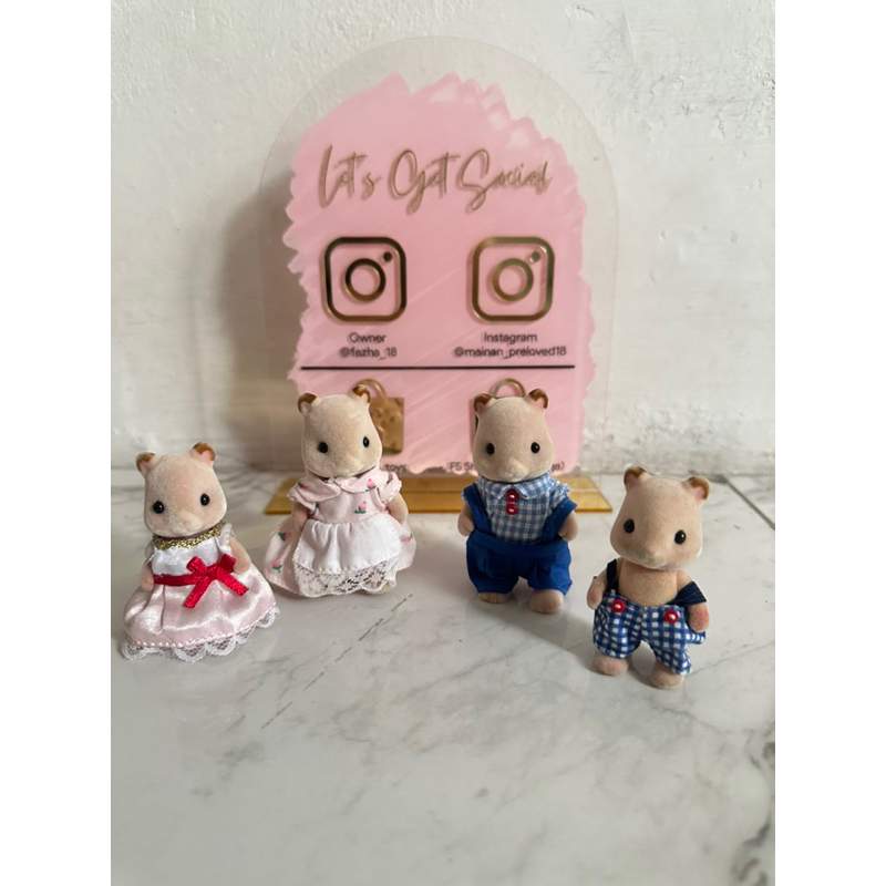 Sylvanian families Hamster Family Rare Item