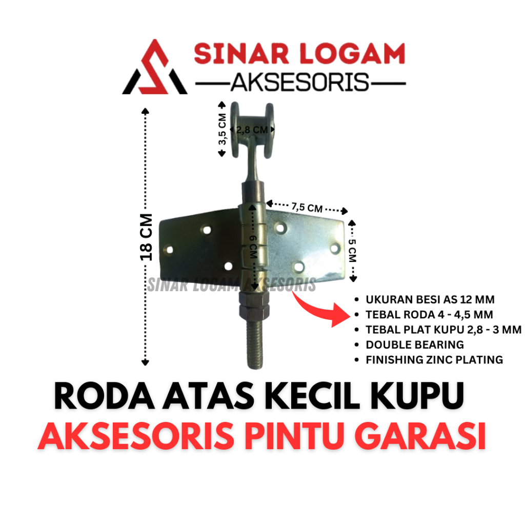 Roda atas pintu gantung pintu lipat KECIL engsel KUPU pintu sliding