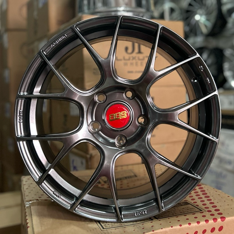Velg BBS Ring 17 Pcd 5x120 / 5x112 Lebar 7.5 Et 35 Warna Hyper Black | Velg R17 | Velg Mobil | Velg 