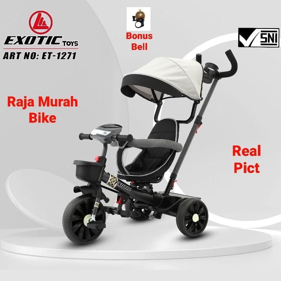 Sepeda Anak Roda Ta Exotic ET-1262 Batman Sepeda Stroller Roda Ta Exotic ET1262