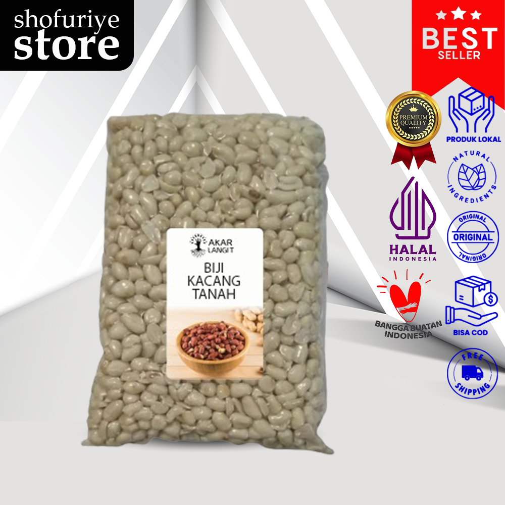 

Kacang Tanah Kupas 500gr Jago [ Besar] - Akarlangit