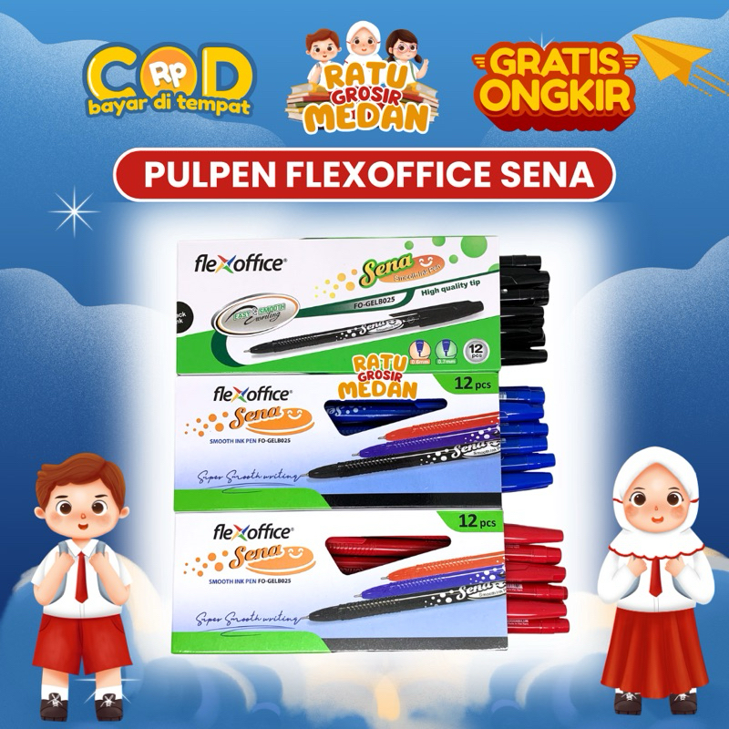 

PULPEN SENA ADA 3 WARNA (MIRIP STANDART)MURAH KUALITAS JAMIN BAGUS !!