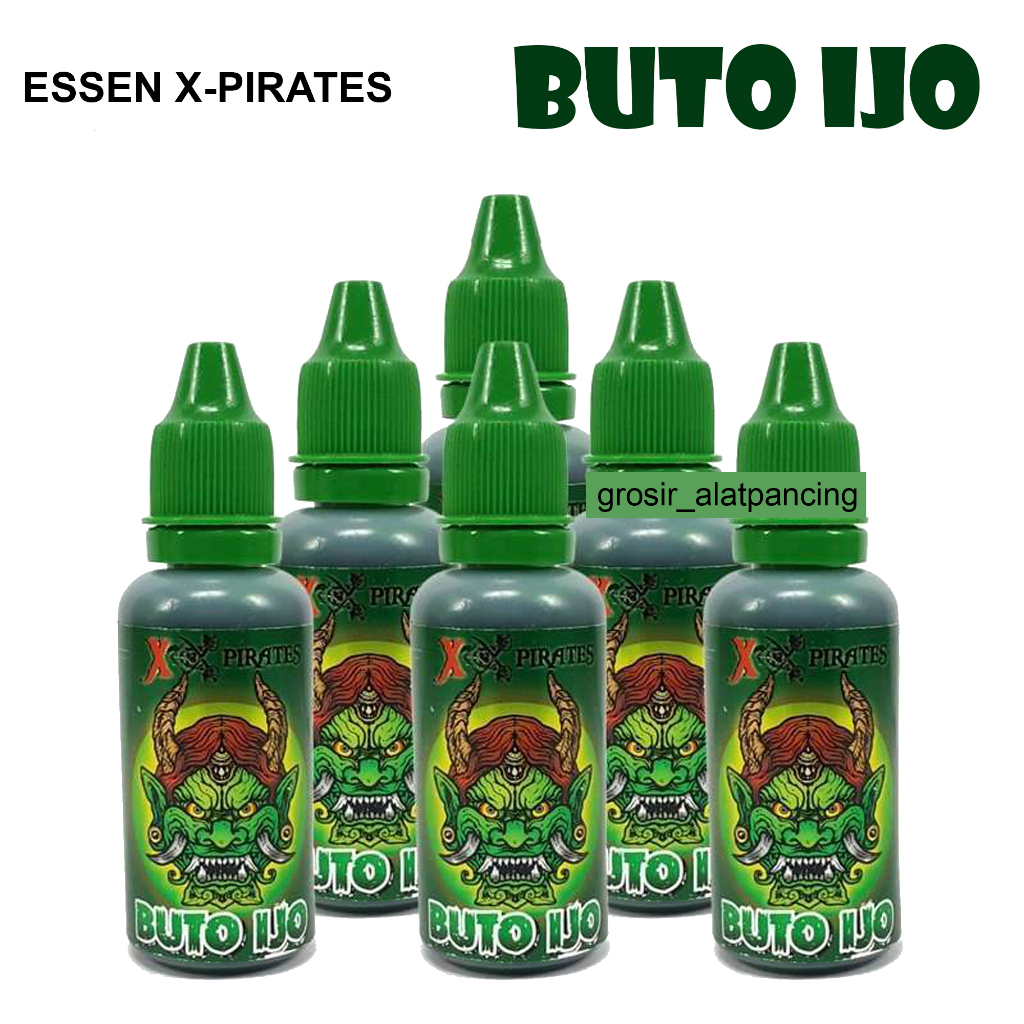 ESSEN BUTO IJO X-PIRATES TARGET Ikan Nila Gacor Media Lumut Pelet Cacing Aroma Umpan / Essen Nila