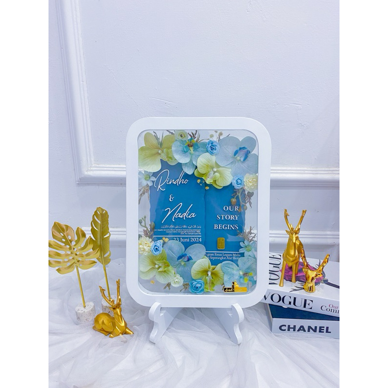 mahar aksara 30x40 free request free ongkir