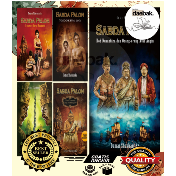 TERLARIS PAKET 5 SABDA PALON GEGER MAJAPAHIT, TONGGAK BUMI JAWA, PUDARNYA PESONA MAJAPAHIT