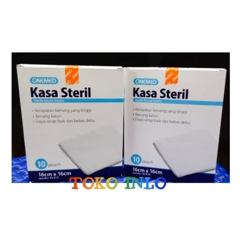 Kassa Steril Onemed 16x16 cm/Kasa Steril/Kain Kassa/Kasa pembalut