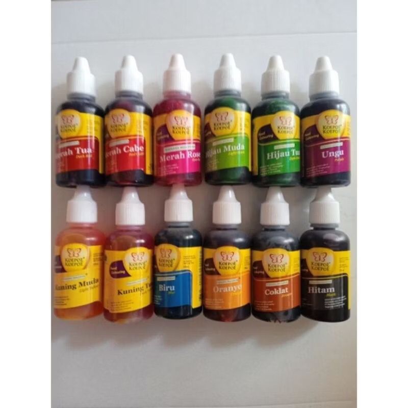 

Gincu / Pewarna Makanan Merk Kupu kupu 30ml