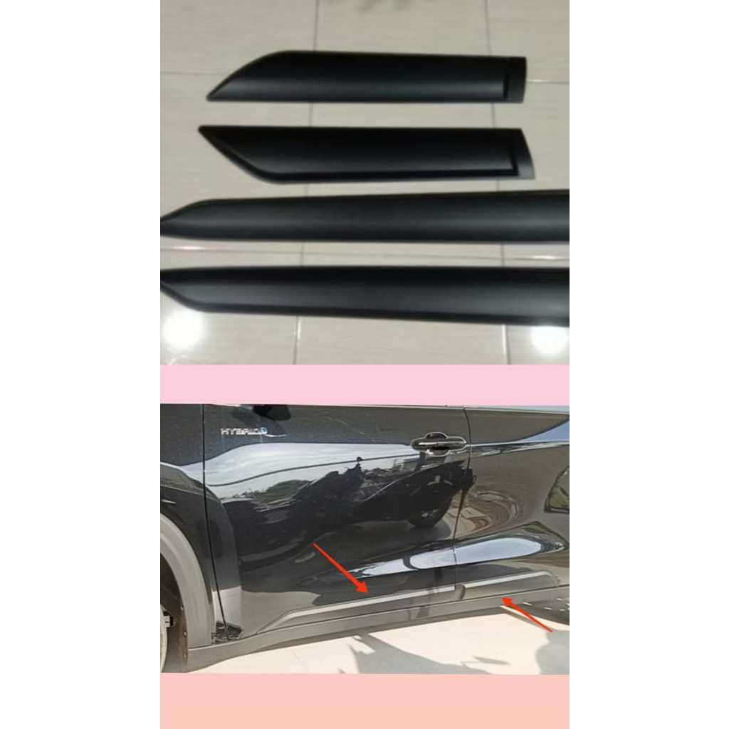 Lis Body Mobil Innova Zenix Hitam Polos