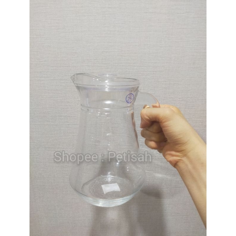 Pitcher Kaca Formia Amsterdam 1,3 Liter / Water Jug Formia Amsterdam 1300 ml / Eskan Kaca Formia Ams