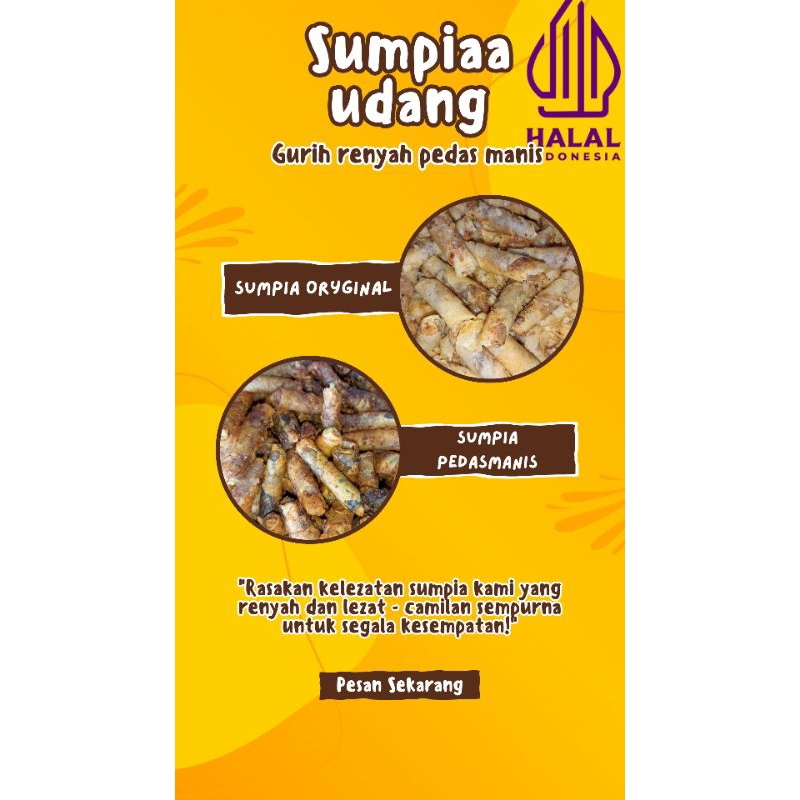 

sumpiaebi/sumpia roll/sumpia pedas/sumpia 300grm