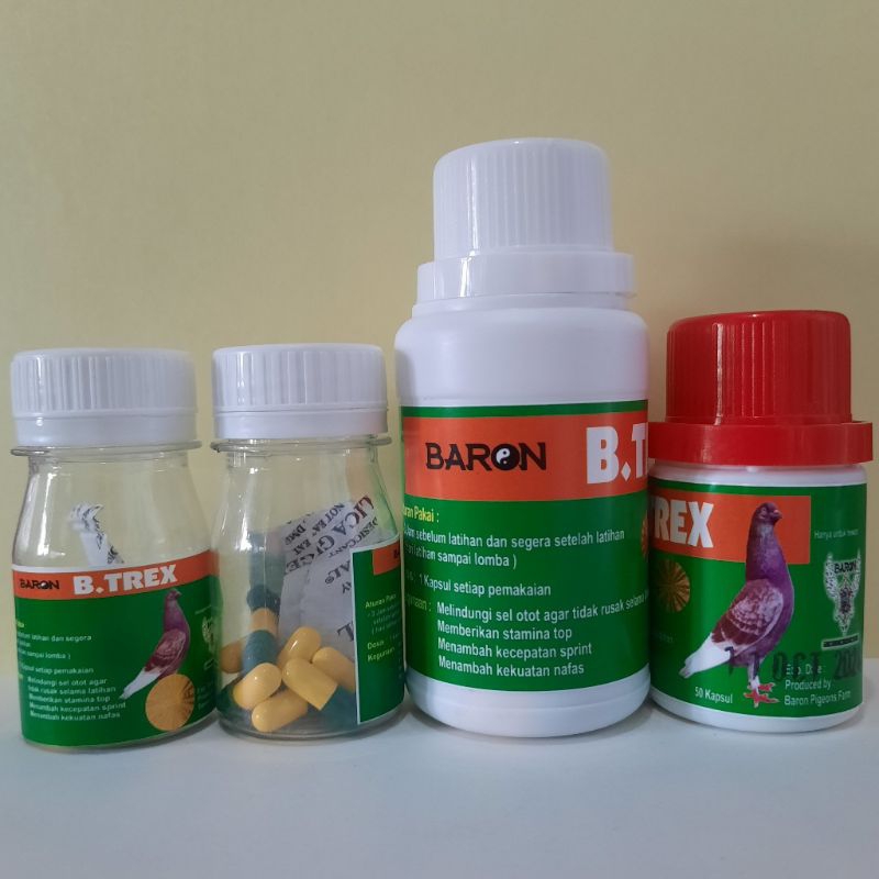 baron jamu merpati kuat pemuncak klasemen Jamu Merpati B-TREX 15capsule