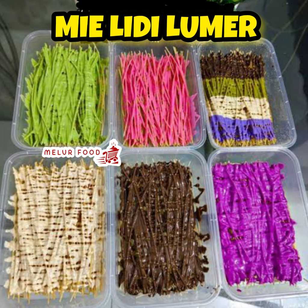 

Mie Lidi Lumer Box 500ml MELUR FOOD ISI LEBIH BANYAK DARI YANG LAIN - Bisa Mix 2 Rasa Manis Coklat Stroberi Taro Banana Matcha Tiramisu