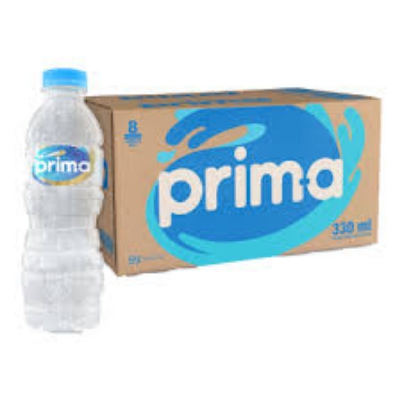 

Air Mineral Prima 330ml /Prim-A 330ml botol kecil per dus/karton (AMDK Air Minum)