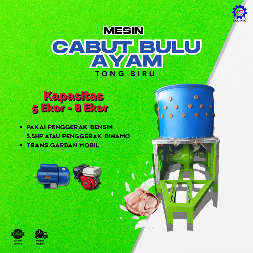 Mesin Cabut Bulu Ayam Gardan Mobil. Bubut ayam. Cabut Bulu unggas kapasitas 8ekor Siap pakai Plus pe