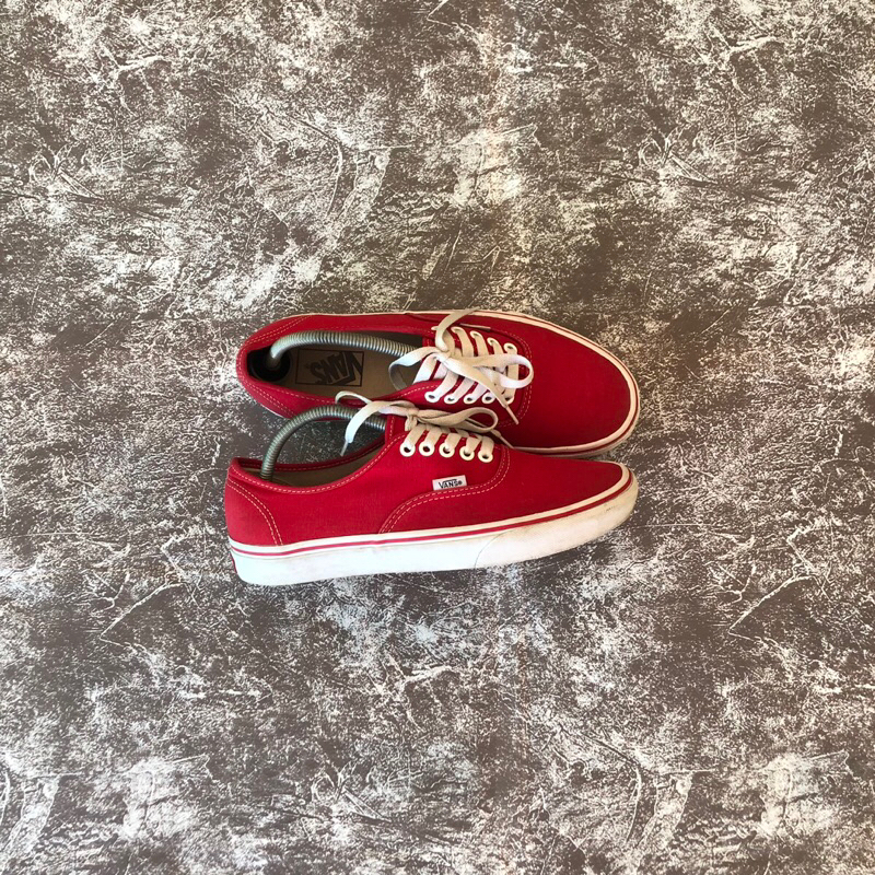 vans autentic red chili