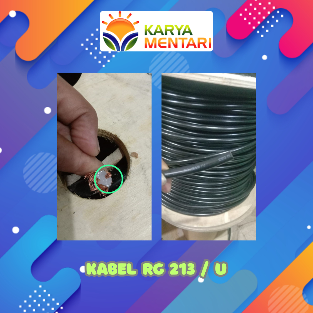 Kabel RG-213/U Mirip RG8 dengan Inner Serabut