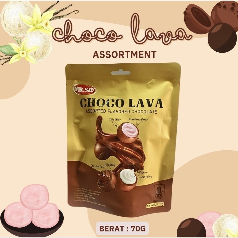 

choco lava assorted flavored chocolate