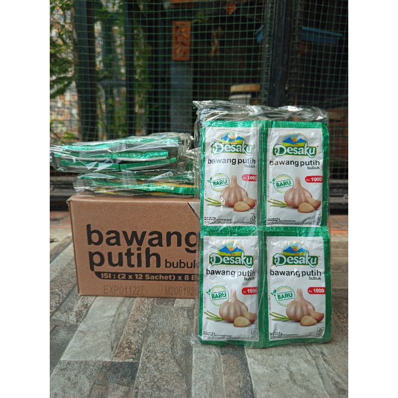 

Desaku Bawang Putih Bubuk 6g 2 Bag = 24 Sachet -sembakotamara