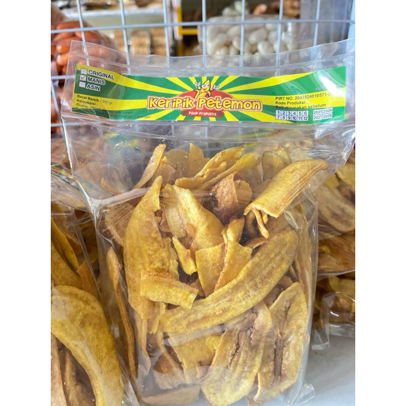 

Keripik Pisang Panjang Gurih Patemon 250 gram