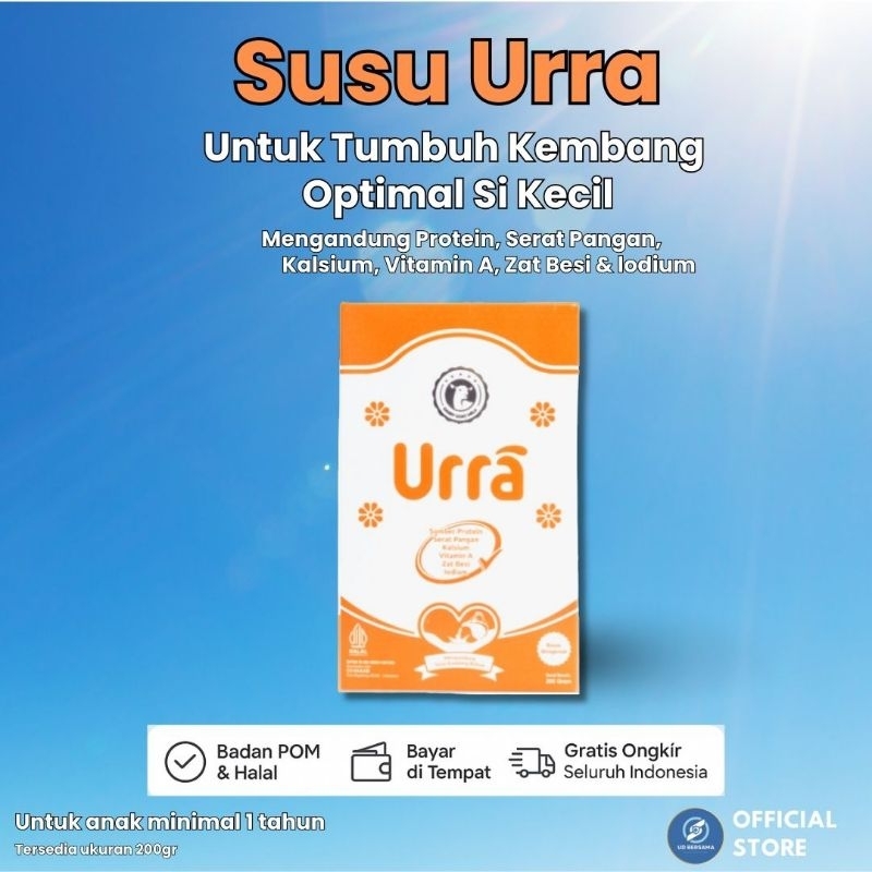 

Susu Urra Penggemuk Badan Dewasa & Anak /Penambah Berat Badan Cepat/BPOM Halal Original