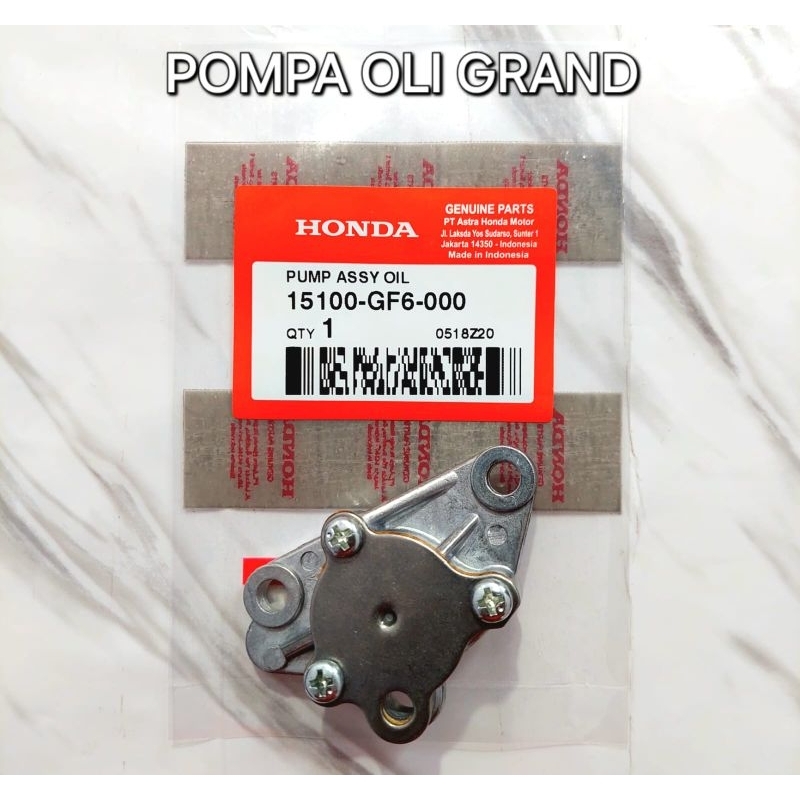 Pompa Oli Grand Win 100 Astrea Star Prima Original 15100-GF6-000
