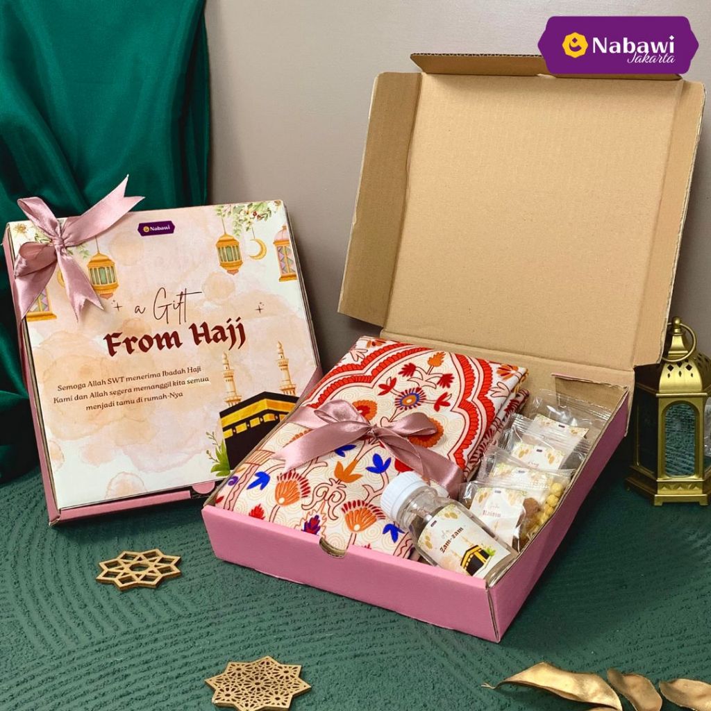 

Xmaster Hampers Mecca 6in1 Sajadah Sujud dan Makanan Khas Arab Hampers Sajadah Sujud Souvenir