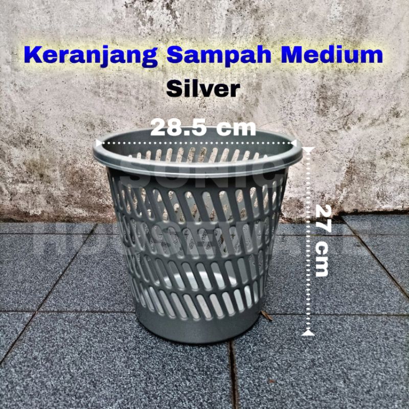 Keranjang Sampah Medium Wadah Tempat Sampah Honeycomb Sarang Lebah Murah Plastik Warna Merah Biru Hi