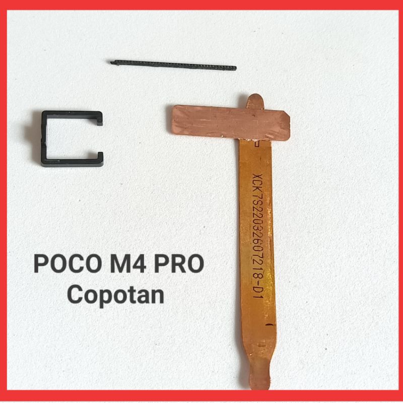 SPAREPART POCO M4 PRO ORIGINAL COPOTAN SARINGAN SPEAKER ATAS / DUDUKAN KAMERA UTAMA / TEMBAGA PENDIN