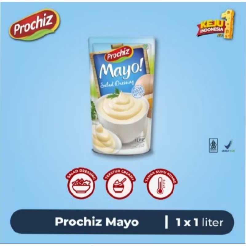 

PROCHIZ MAYO SALAD DRESSING UK 1LITER /PROCHIZ MAYONAISE