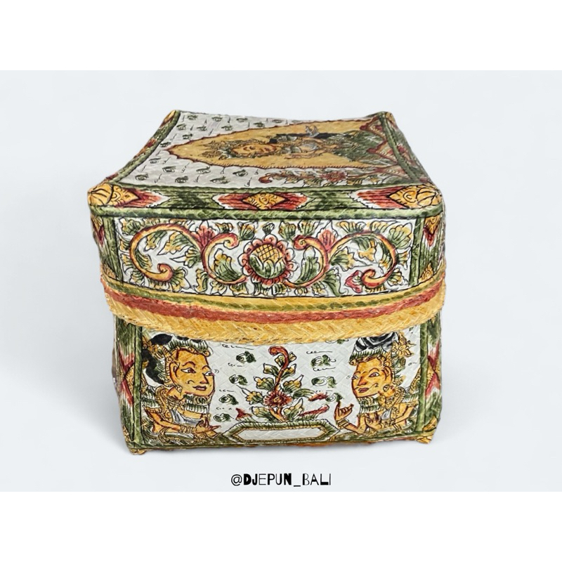 keben motif wayang/wadah anyaman bambu