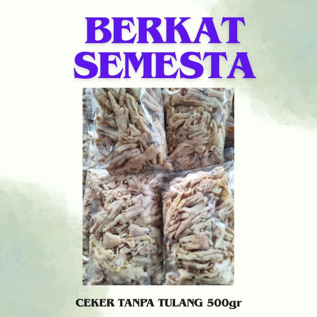 

Ceker Tanpa Tulang 500gr