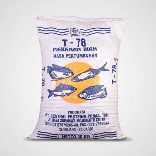 1 KARUNG 30 Kg HI-PRO-VITE T78, T79 CP Prima Pakan Ikan 1 Sak 30Kg  -1, -2, -3, -4