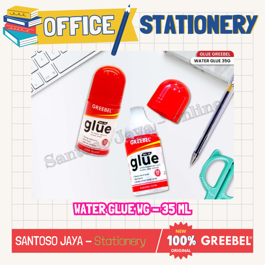 

Lem Cair GREEBEL 35ml 50ml - Water Glue GREEBEL WG-35 WG-50