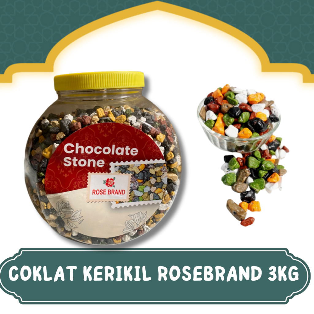 

OLEH OLEH HAJI DAN UMROH KEMASAN 3KG COKLAT KERIKIL ROSE BRAND I COKLAT ARAB I COKLAT BATU WARNA WARNI ASLI TURKEY