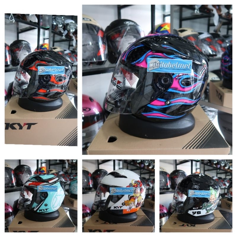 KYT Venom Open Junior Motif All Varian