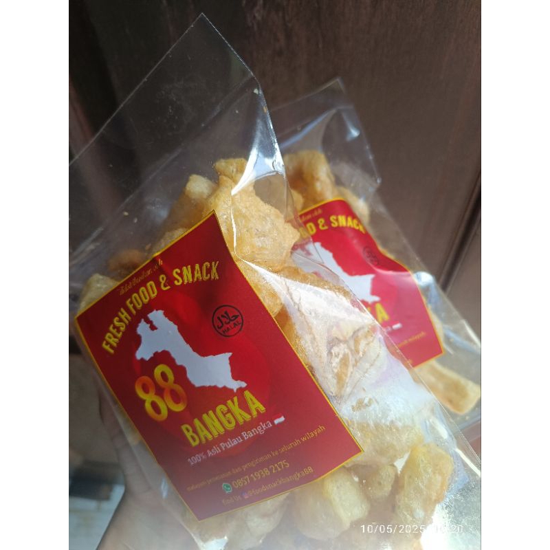 

kerupuk kulit babi nonhalal premium Bangka