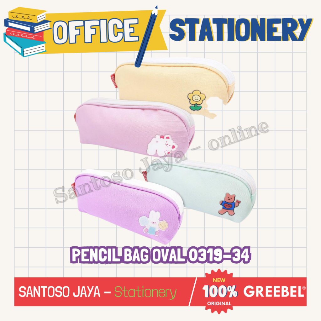 

Tempat - Kotak Pensil Lucu GREEBEL - Pencil Case Bag Cute 0319-34