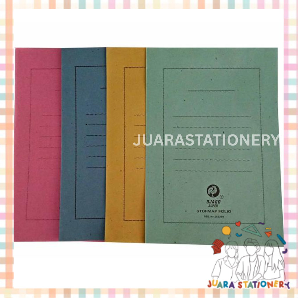 

(3192) JUARASTATIONERY Stopmap Folio / Map Kertas Folio Kuning Hijau Biru Pink (TERMURAH)