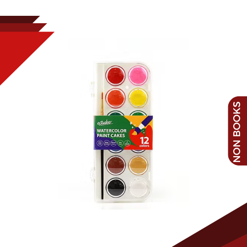 

Gramedia Medan - ESTUDEE WATERCOLOR CAKE 28MM SET12 ES-WC28-12