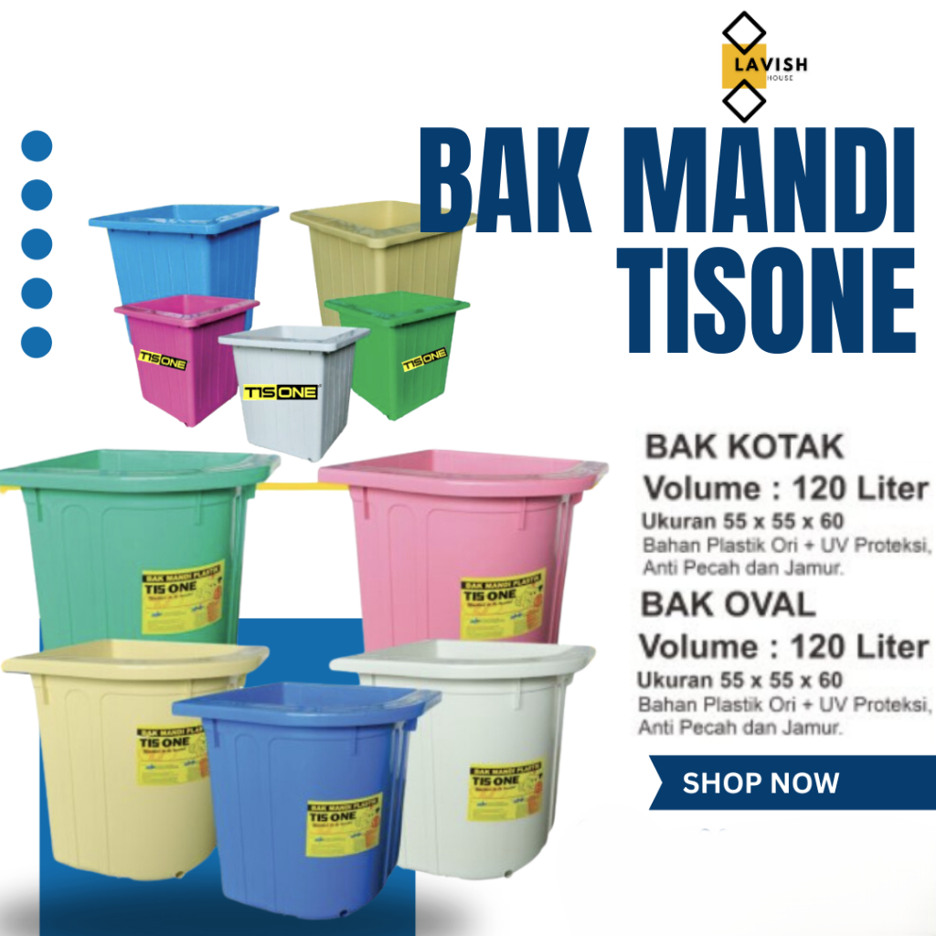 BAK MANDI PLASTIK BAK MANDI KUAT PAKET BAK MANDI DENGAN PANEL BAK MANDI OVAL DAN KOTAK