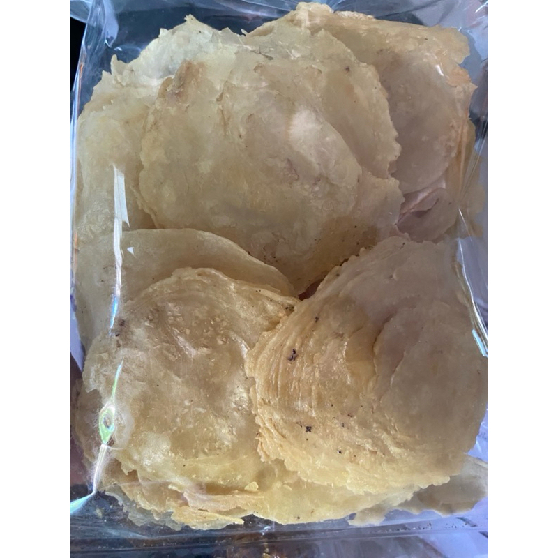 

500gram Emping melinjo mentah / kerupuk emping