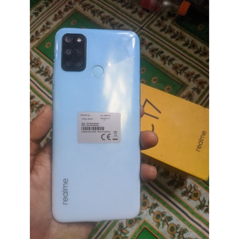 Realme c17 ram 6/256 fullset no minus